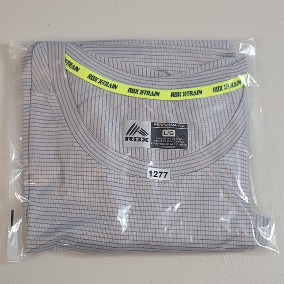 RBX Xtrain Performance ATHLETIC GRAY SHIRT Round NECK MEN'S SIZE L - Picture 13 of 13